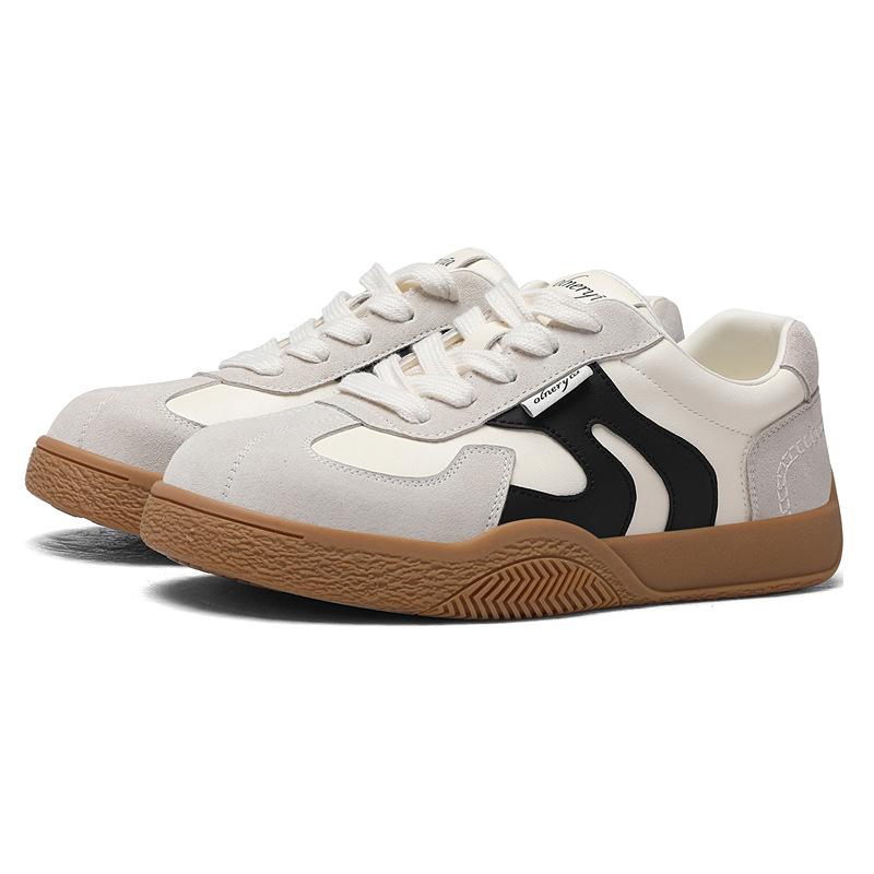 Korean Version Retro Thick Baseplate Shoes Spring Forrest Gump Shoes Comfortable and Versatile Casual Low-top Sports Moral Training Shoes Women's Shoe