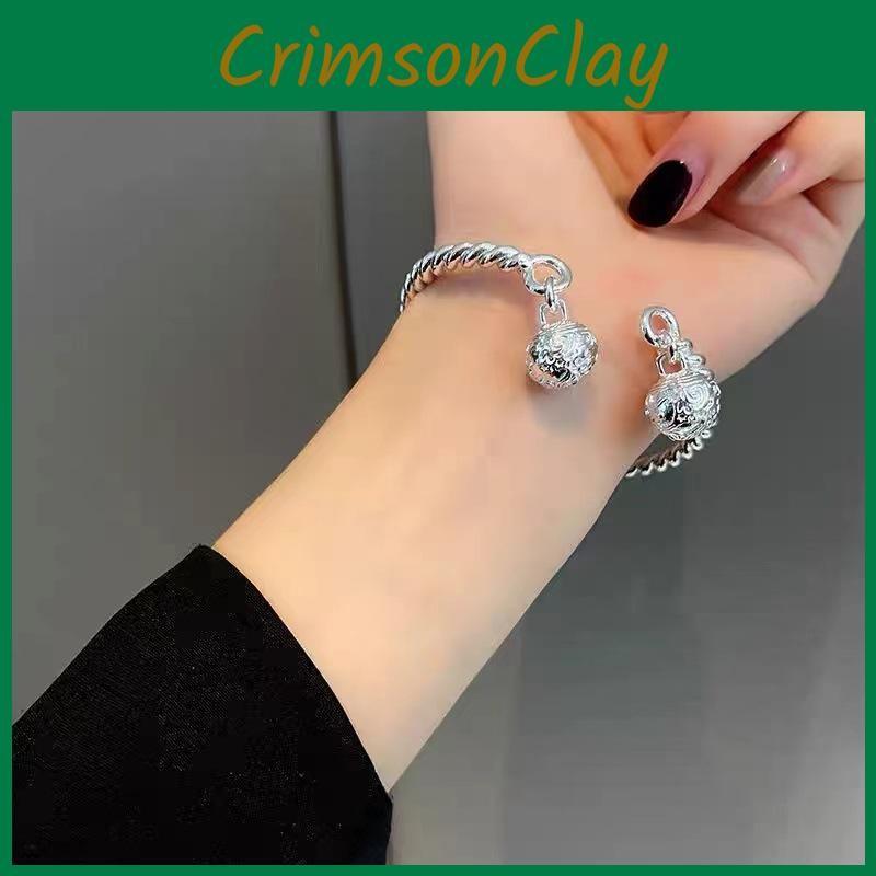 Fashionable Alloy Bell Bracelet For Women Unique Geometric Design 2024 Summer