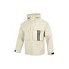 Men's U Util Wb3 Stripe Athleisure Casual Sports Hooded Jacket Khaki HM3820