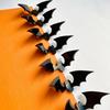 Halloween 3D Acrylic Bat Cake Topper Cupcake Decorations Reusable Spooky Flying Gothic Wedding Halloween Party Cake Accessories Decor