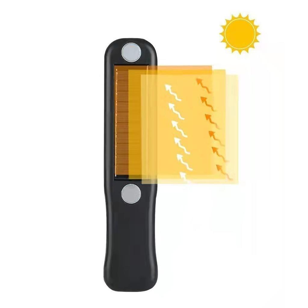 Solar Rechargeable LED Work Light with Magnetic Back Cover Super Bright Waterproof Portable LED Flas
