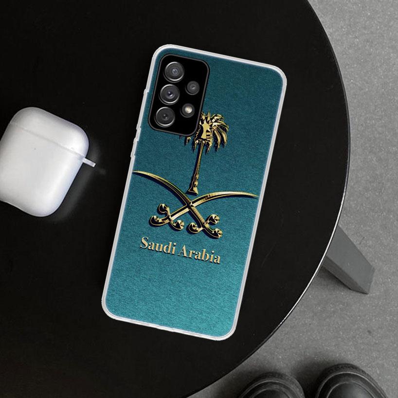 Königreich Saudi-Arabien Flagge Handyhülle für Samsung Galaxy A12 A22 A32 A52 A72 A02S A51 A50S A31 A20S A10S Note 20 Ultra 1