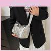 Chic Black Canvas Crossbody Bag Stylish Spring Fashionable Small Tote For Women