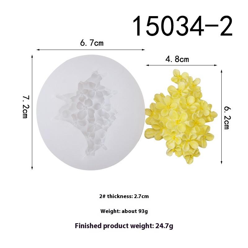 Osmanthus Flower Scented Candle Silicone Mold Perfect For Car Fresheners & Resin Crafts