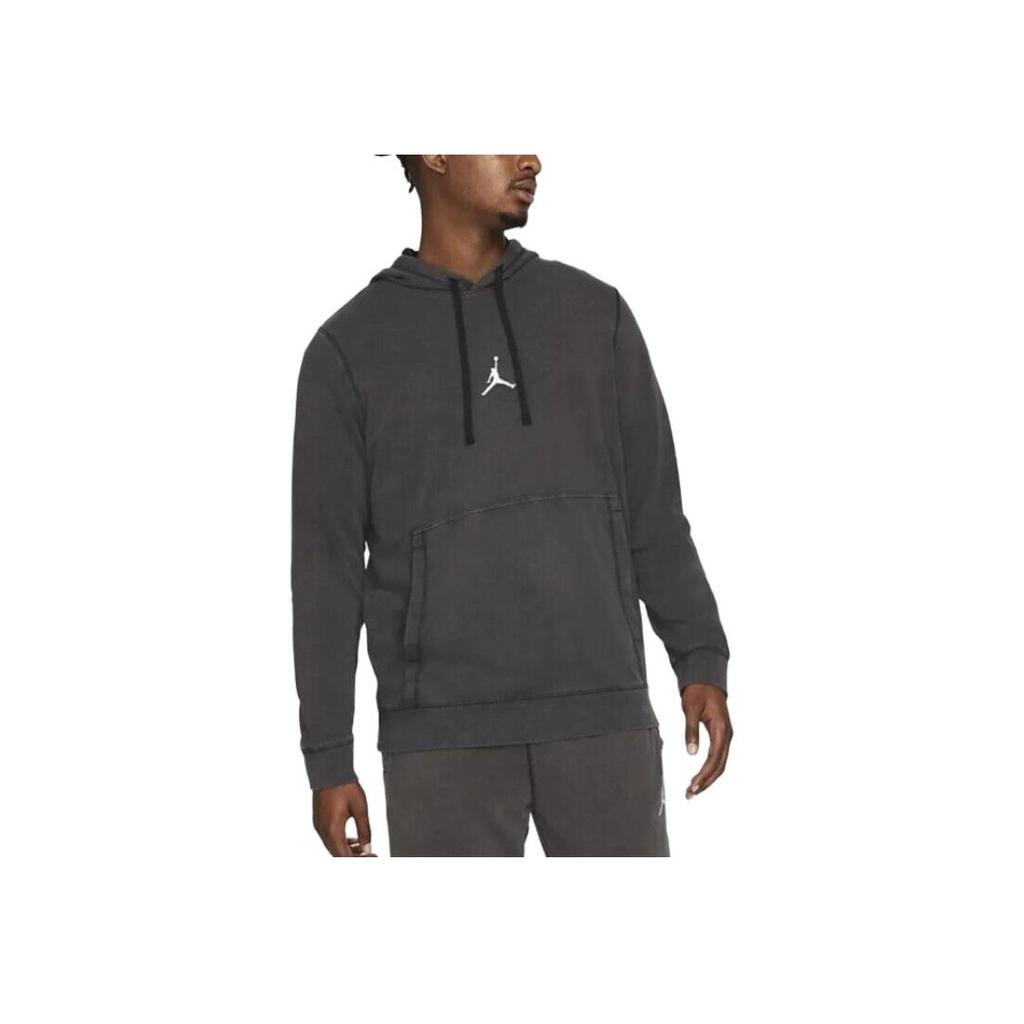 Jordan Dri-FIT Air Fleece Pullover Hoodie Black/White Men Streetwear DA9860-010