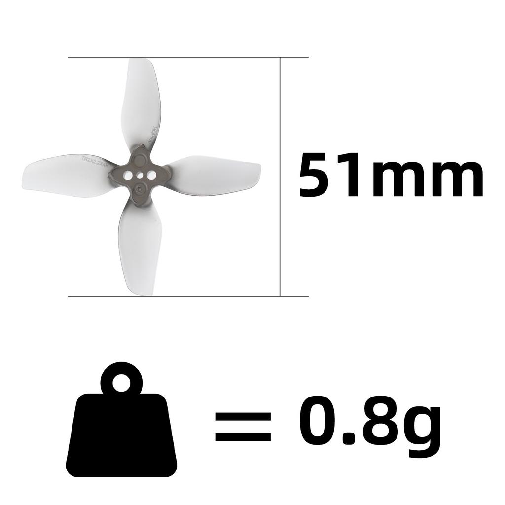 for DJI Neo 2 Propellers 4-Blade Propeller Drone Camera Accessories
