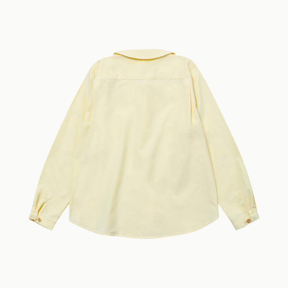 CHIQUITA Round Shirt (Oxford) Yellow 241302Syl
