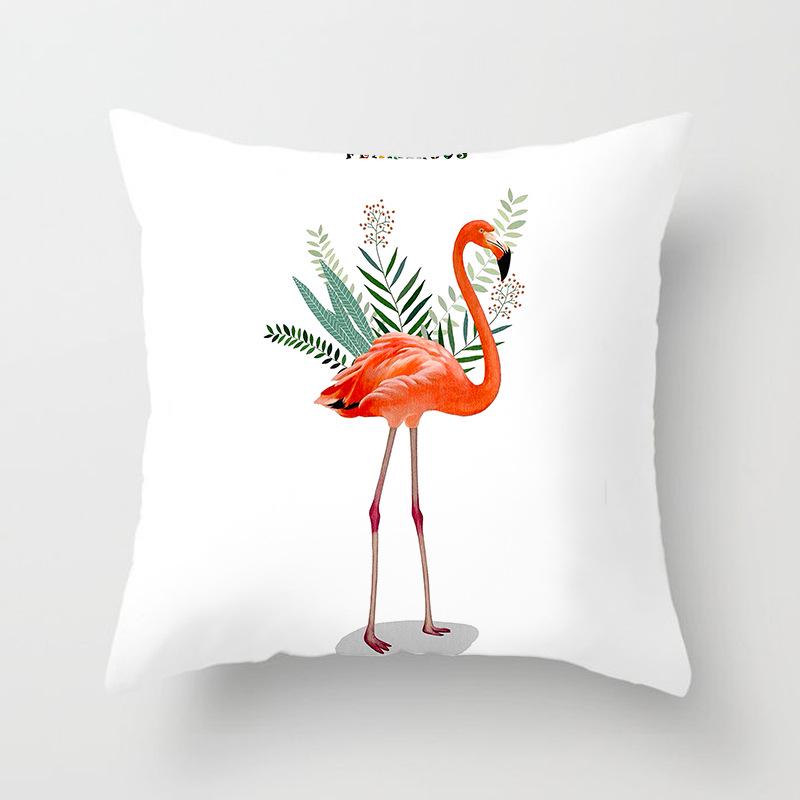 Ins Plant Flower Pillow Digital Printing Car Sofa Cushion Cover Shopee Home Soft Furnishings