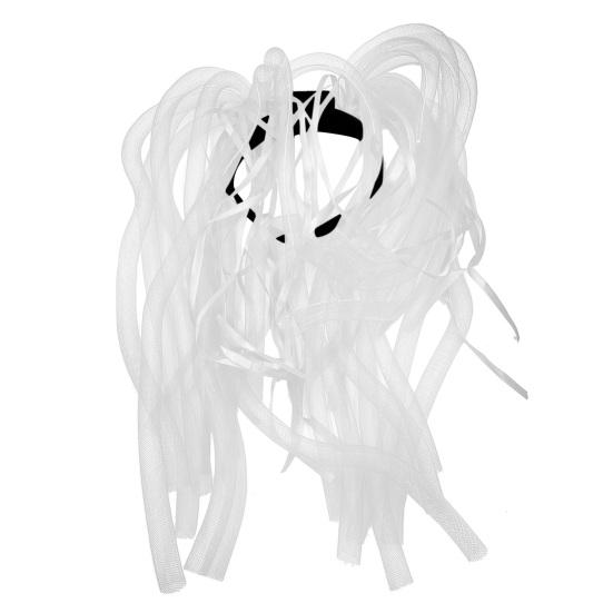Glow Hair Braid Luminous LED Halloween LED Flashing Headband Costume Dress Up for Party