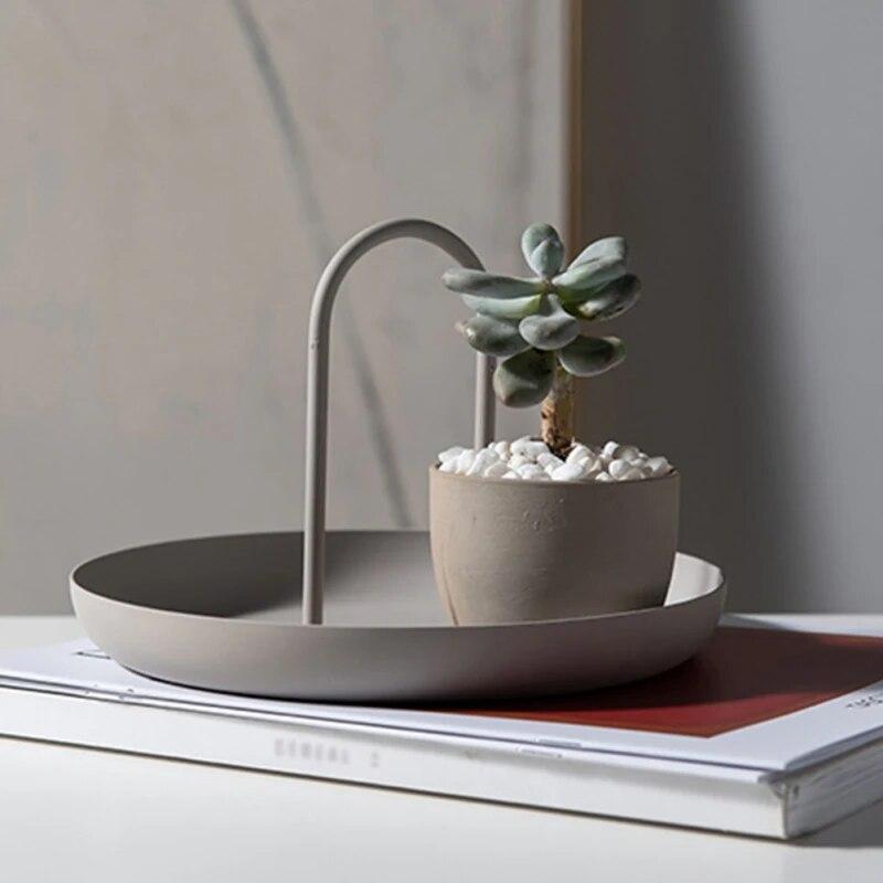 Круглый настольный поднос для хранения — фото 3