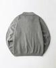 OUTSTANDING Ls Stripe Collar Knit Cardigan_Melange Gray
