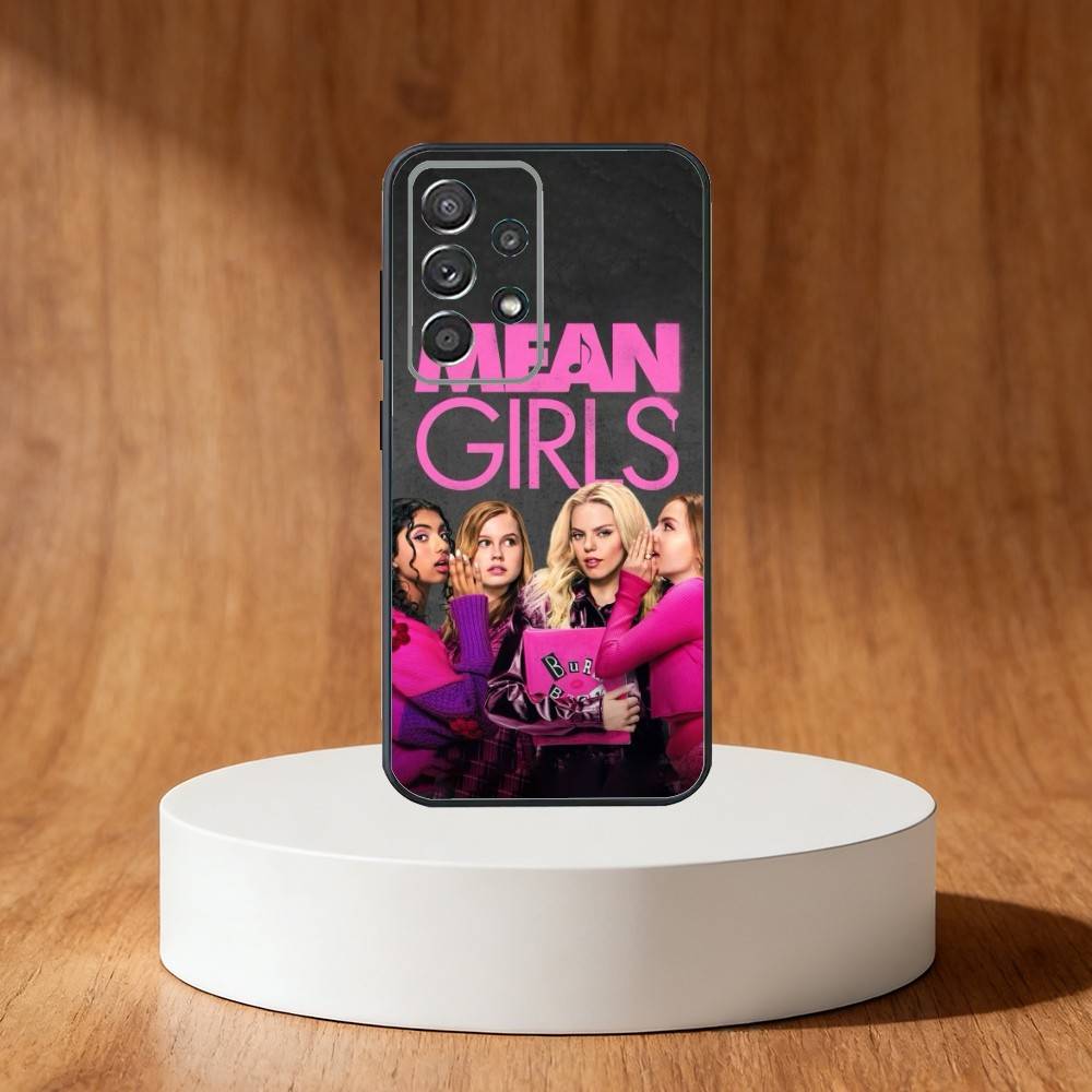 Movie M-Mean G-Girls Phone Case For Samsung S25,S24,S21,S22,S23,S30,Ultra,S20,Plus,Fe,Note,10,9,5G Black Cover