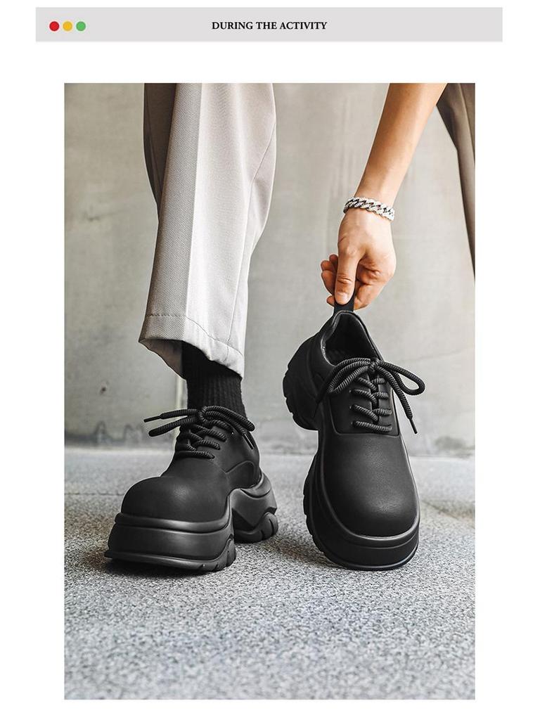 2024 Summer Comfortable Men's Casual Heightening Shoes, Big Head Design, Style 24369-J