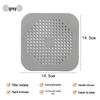 Silicone Floor Drain Sticker: Universal Anti-Clog Hair Filter for Kitchen and Bathroom.