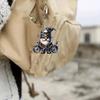 Acrylic Eyecatching Cartoon Car Hanging Decor For Creative Home And Backpack Decoration