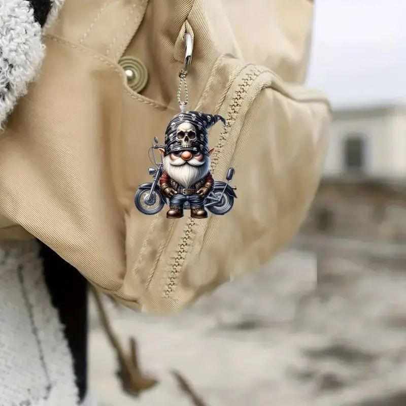 Acrylic Eyecatching Cartoon Car Hanging Decor For Creative Home And Backpack Decoration