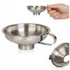 Stainless steel funnel for jars (wide stem opening) diameter 10.5 cm + handle
