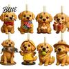 Holiday Countdown Blind Acrylic Ornaments Calendar with Christmas Advent Box 2026 24 Dog 2D Flat