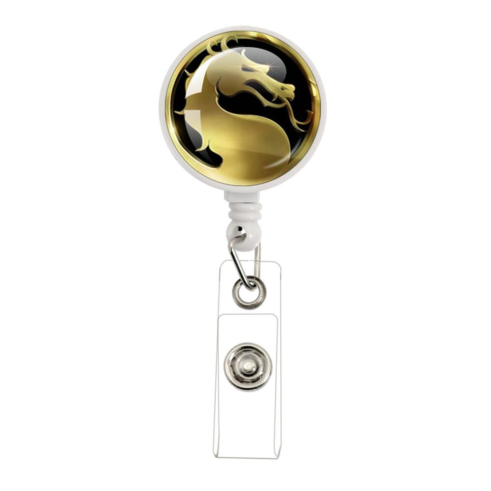 New Mortal Kombat Games Retractable Badge Reel ID Card Name Card Display Tag Staff Card Badge Holder Accessories Gifts