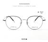 Women's Pure Titanium Small Frame Eyeglasses with Myopia Lenses - Fashionable & Simple Design for Youth