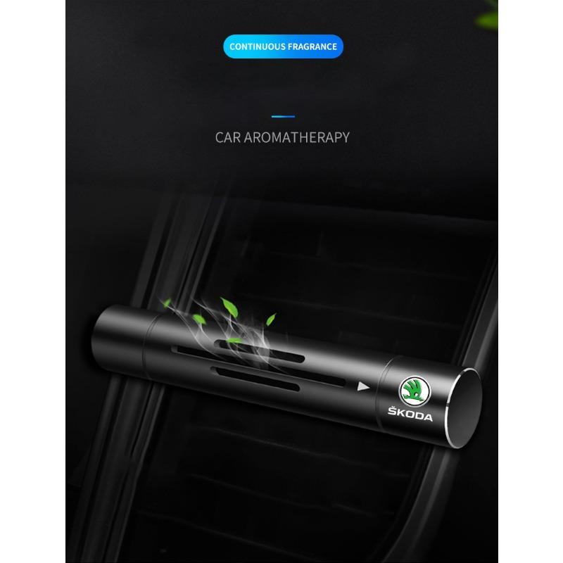 Auto Goods Car Air Freshener Outlet Air Vent Perfume Diffuser for Skoda S Fabia 1 2 A4 A5 Octavia A7 RS Superb Rapid Yeti Karoq Vision