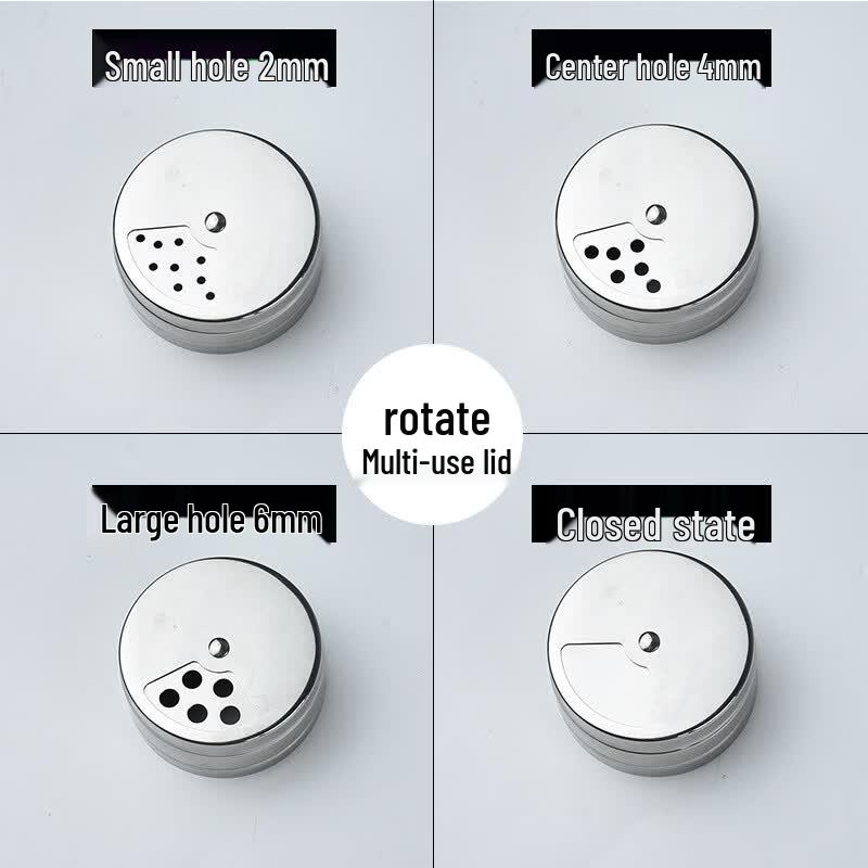 Stainless Steel Multi-purpose Seasoning Shaker Set