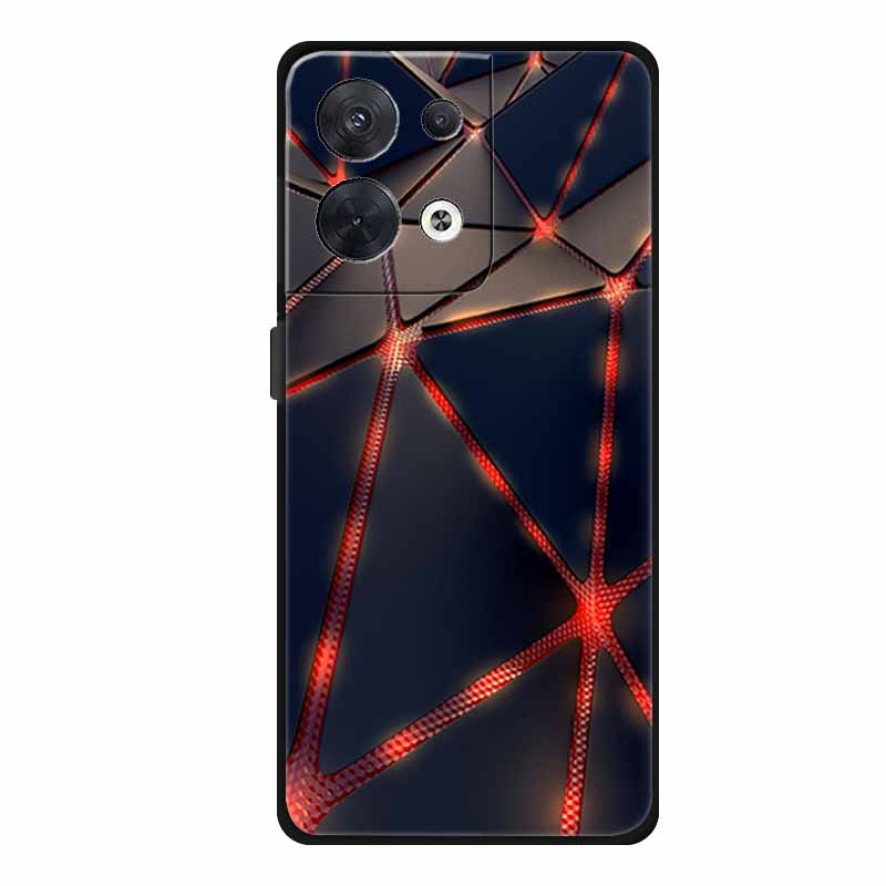 Animal Case For Oppo Reno 8 5G Soft Silicone Wolf Back Cover for OPPO Reno8 Pro + Plus Coque Reno 8 Pro 5G Cartoon CPH2359 Funda