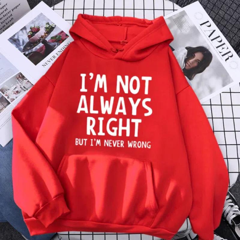 Women's Hoodie Cool Interesting Letters Printed Tops Female Fashion Oversized Hoodies Woman Round Neck Casual Hoodies Clothes