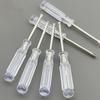 Phillips & Flathead Crystal Screwdriver Set - Transparent Handle, Variety of Lengths