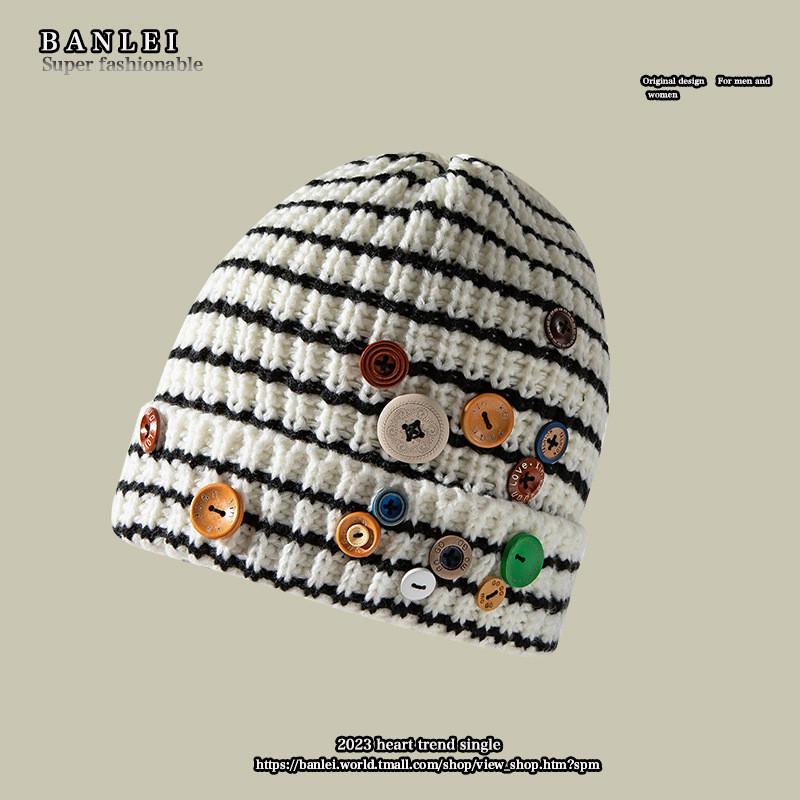 

Вязаная шапка в винтажном стиле для взрослых, повседневная, с защитой ушей, осенняя, зимняя белый