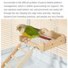 Bird Perches For Cage Wooden Play Toy Bird Perches Cage Toys For Parakeet Conure Cockatiel Gerbil Chinchilla Hamster Lovebird