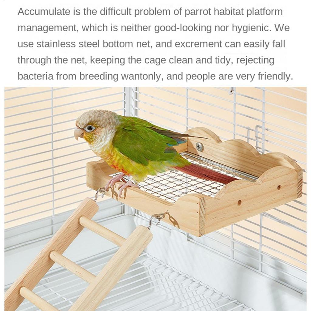 Bird Perches For Cage Wooden Play Toy Bird Perches Cage Toys For Parakeet Conure Cockatiel Gerbil Chinchilla Hamster Lovebird