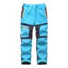 Fashion Waterproof Boy Girl Kids Pants Warm Trousers Sporty Climbing Leggings Children Patchwork Soft Shell Outfits Autumn