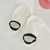 Female Summer Thin Color Matching Shallow Mouth Invisible Non Slip Heel Socks