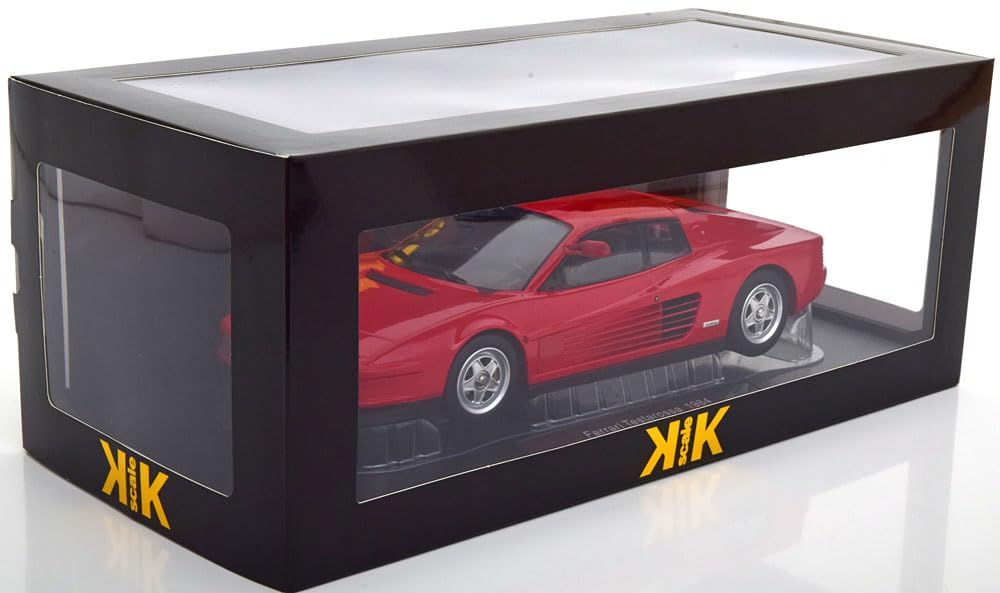 Freestyle KK Mierka Mierka Ferrari Testarossa Monospecchio 1984 Červená Hotový výrobok KKDC180501 1/18