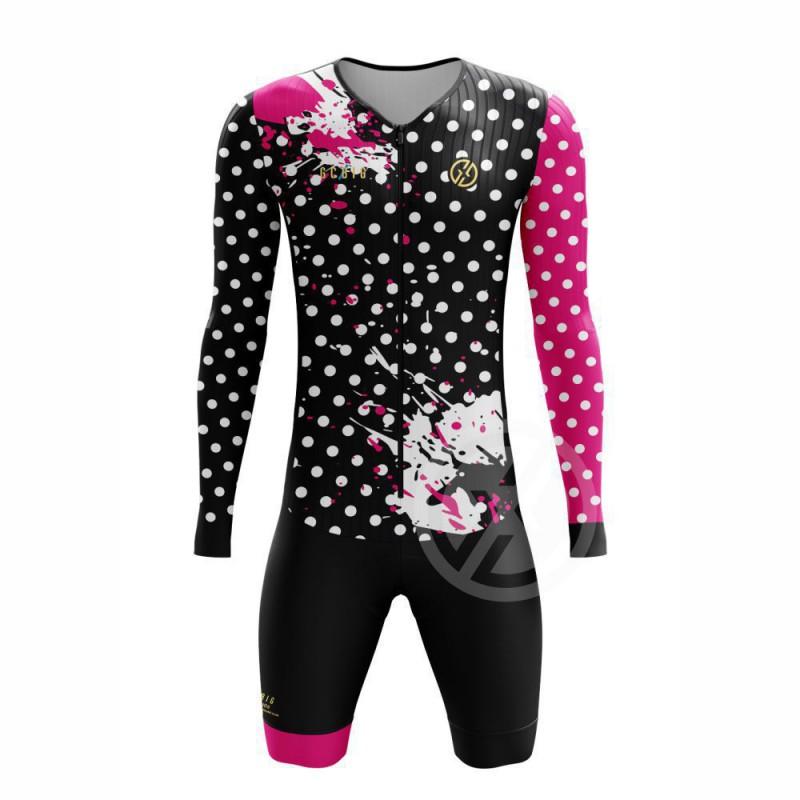 Mens Triathlon One-Piece Cycling Jersey Road Bike Racing