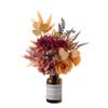 1 bunch Fake Flower INS Style Autumn Color Tabletop Decoration Artificial Flowers Wedding Party Flower Arrangement Silk Bouquet