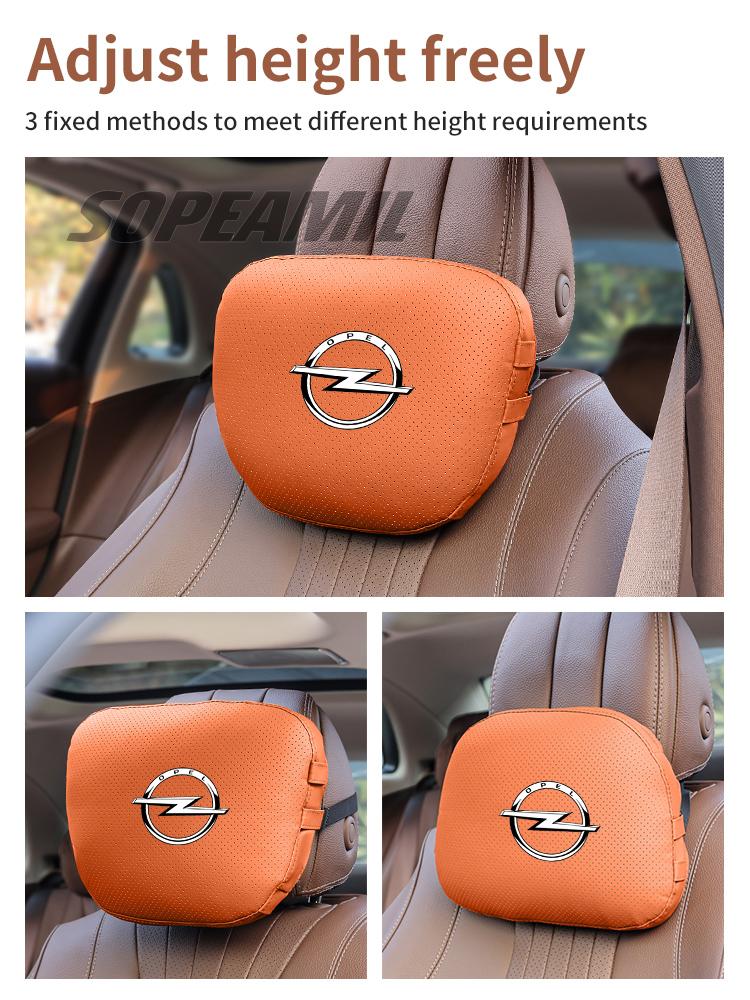 Opel Astra Corsa Grandland Insignia Mokka Vectra GTC Tigra Vivaro Zafira Combo Vivaro Delica Car Bouble-Sided Headrest Backrest