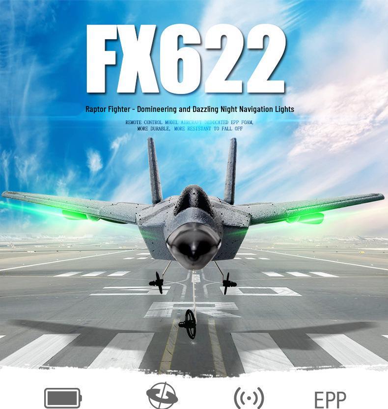 Feixiong FX622 RC Foam Glider: F22 Fighter Model Toy Plane