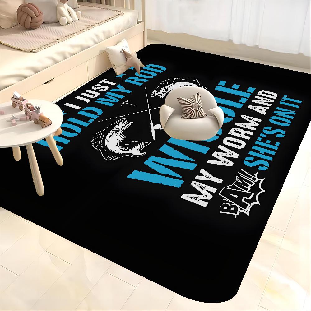 No Pain No Gain GYM Room Mats Washable Non-Slip Living Room Sofa Chairs Area Mat Kitchen Alfombra