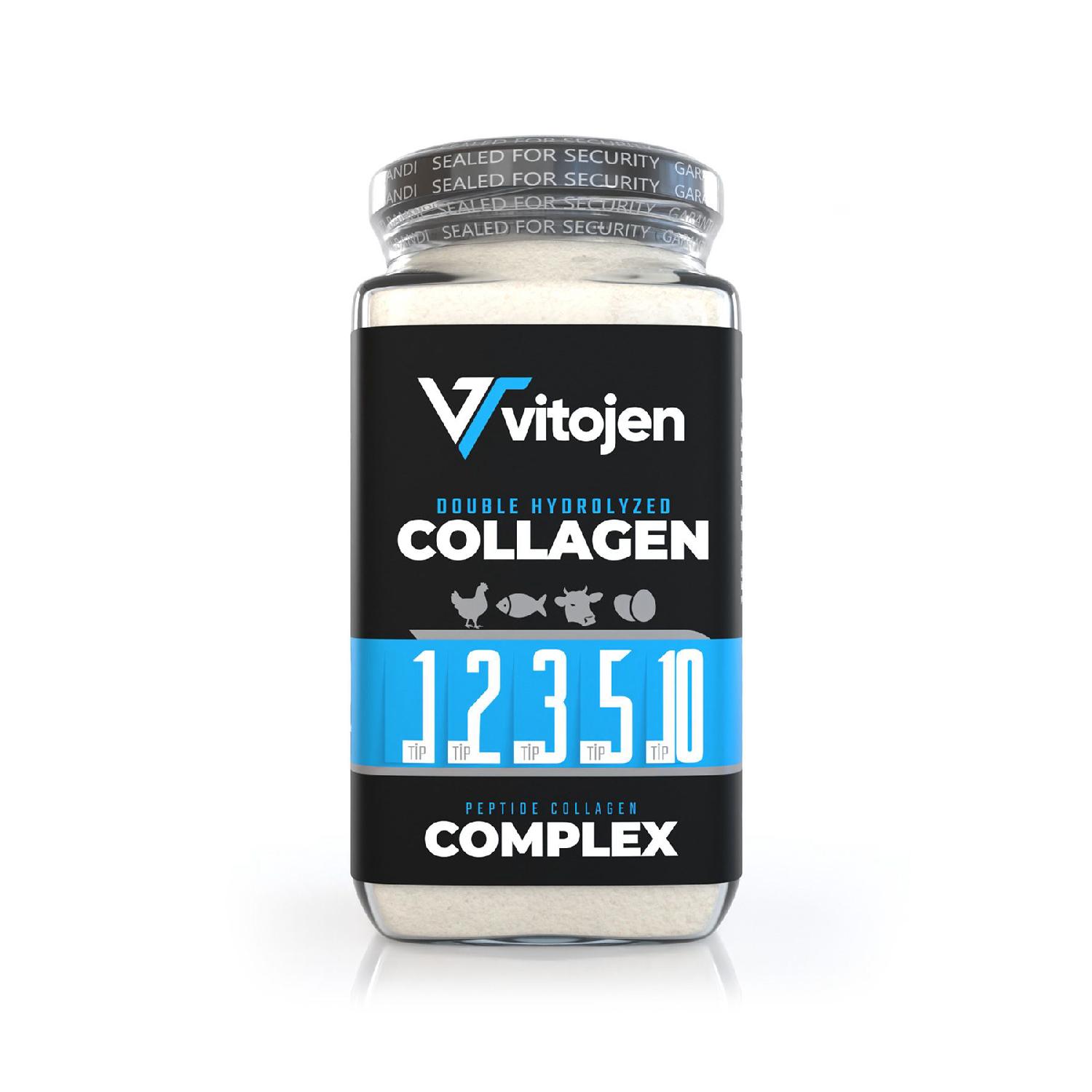 

Комплексний колаген Курка Риба Риба Велика рогата худоба Яйце Скляна банка (5 типів) (100% чистий безперервний подвійний гідроліз)