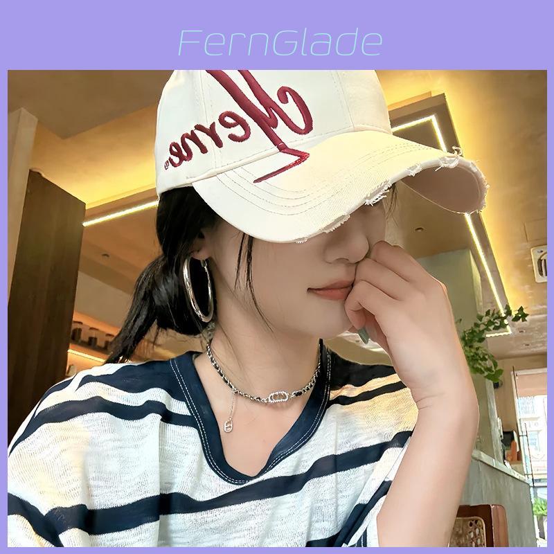 Baseball Cap For Men Women With Embroidered Letters Sun Protection Adjustable Cotton Casual For Spring Autumn