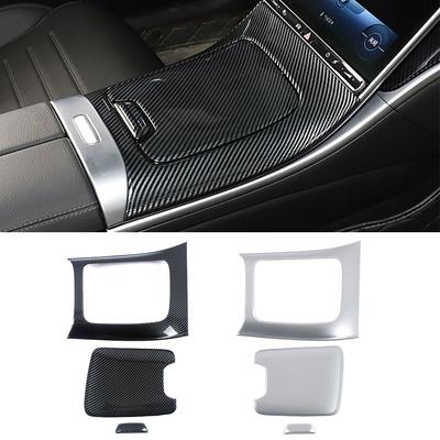 For Mercedes Benz C Class W206 LHD 2024 2024 Car Center Console Gear Shift Cup Holder Panel Frame Cover Trim Anti Scratch