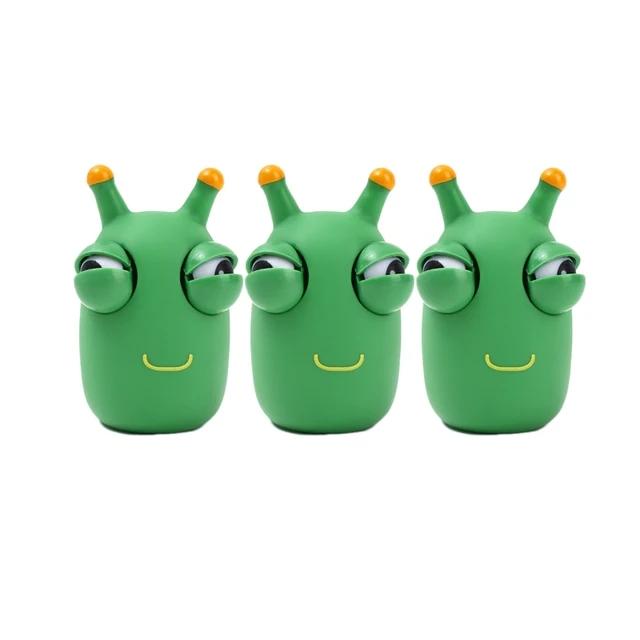 

3Pcs Eye Popping Worm Press Stress Toy Sets For Kids Playful Prank Gifts Cool Gadgets Juguetes Antiestrs Para Niños OneSize