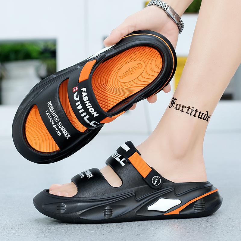 

Sandals men s 2025 summer beach shoes casual platform dual-purpose travel cool slippers men s fashion south drag 36