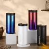 New Korean Simple and Fashionable Stainless Steel Thermos Cup High Value with Lock Student White Collar Coffee Straight  Cup