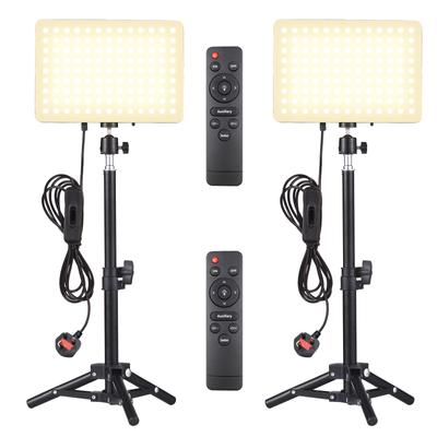 Andoer 2 Pack LED Video Light Kit 45W Photography Fill Light Panel 2800K-6500K Adjustable