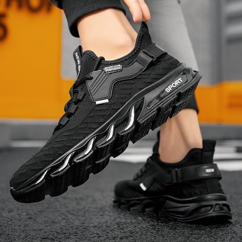 Fashion Men Sneakers Mesh Casual Shoes Lac-up Men Shoes Lightweight Vulcanize Shoes Walking Sneakers Zapatillas Hombre