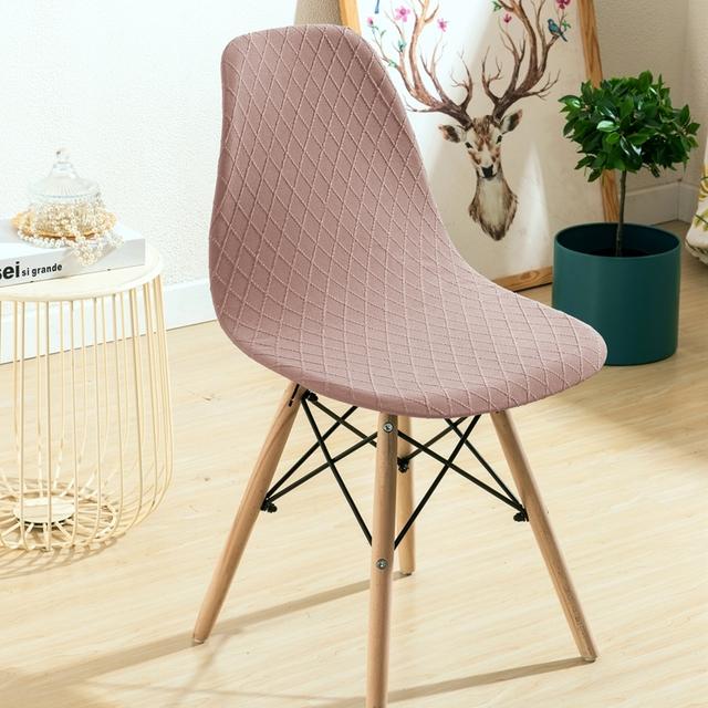 1 /2 /4 /6 Pièces Housse de Chaise en Polyester Élastique Petite Taille Protecteur de Chaise Housse de Siège Pour Hôtel Banquet Fête de Mariage Salle à Manger