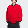 adidas Men's CNY Collection Baseball Collar Bomber Jacket Red IZ1614